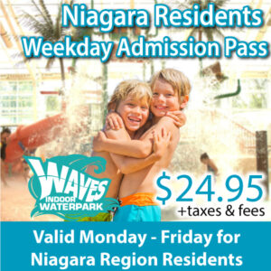 Niagara Residents Weekday Admission Pass at Waves Indoor Waterpark