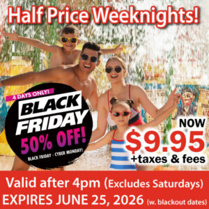 Half Price Weeknight Admission Pass - Black Friday