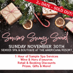 Sold Out - Senses Snowy Social - Sunday, November 30